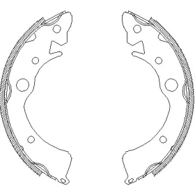 Комплект тормозных колодок WOKING купить