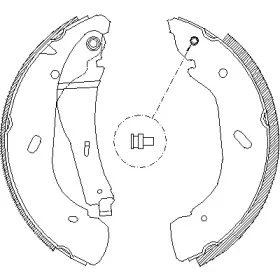 Комплект тормозных колодок WOKING купить