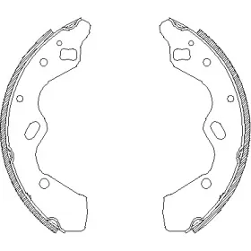 Комплект тормозных колодок WOKING купить