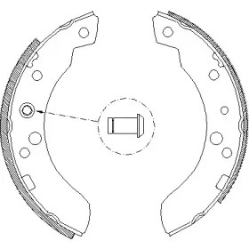 Комплект тормозных колодок WOKING купить