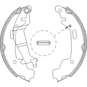 Комплект тормозных колодок WOKING купить