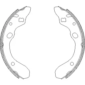 Комплект тормозных колодок WOKING купить