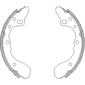 Комплект тормозных колодок WOKING купить