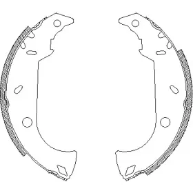 Комплект тормозных колодок WOKING купить