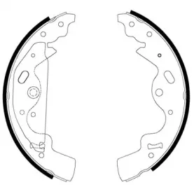 Комплект тормозных колодок WOKING купить