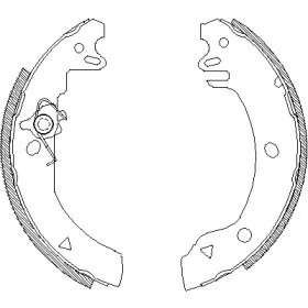 Комплект тормозных колодок WOKING купить