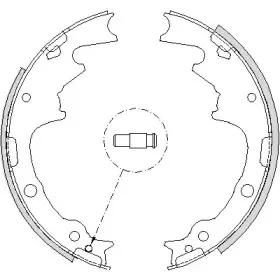 Комплект тормозных колодок WOKING купить