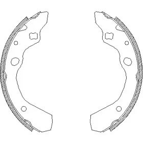 Комплект тормозных колодок WOKING купить