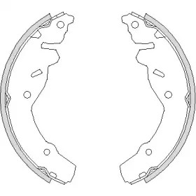Комплект тормозных колодок WOKING купить