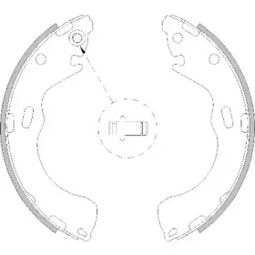 Комплект тормозных колодок WOKING купить