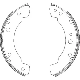 Комплект тормозных колодок WOKING купить
