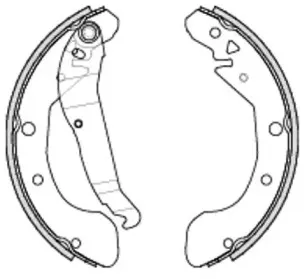 Комплект тормозных колодок WOKING купить
