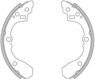 Комплект тормозных колодок WOKING купить