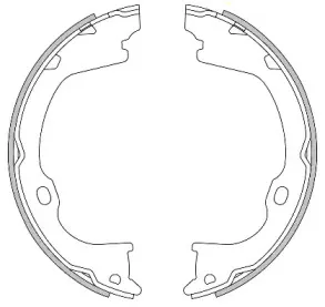 Комплект тормозных колодок WOKING купить