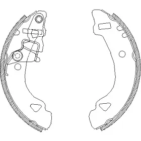 Комплект тормозных колодок WOKING купить