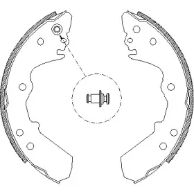 Комплект тормозных колодок WOKING купить