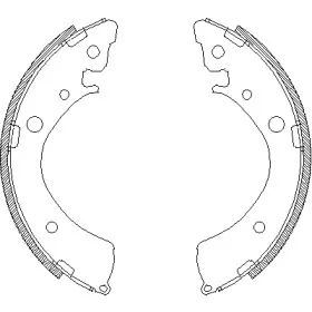 Комплект тормозных колодок WOKING купить