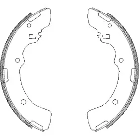 Комплект тормозных колодок WOKING купить