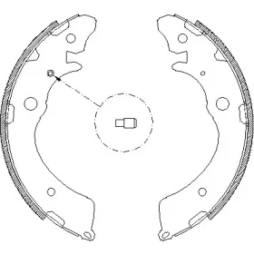 Комплект тормозных колодок WOKING купить