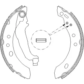 Комплект тормозных колодок WOKING купить