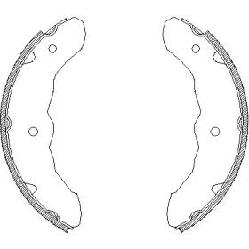 Комплект тормозных колодок WOKING купить