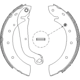 Комплект тормозных колодок WOKING купить
