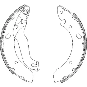 Комплект тормозных колодок WOKING купить