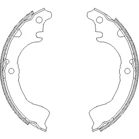Комплект тормозных колодок WOKING купить
