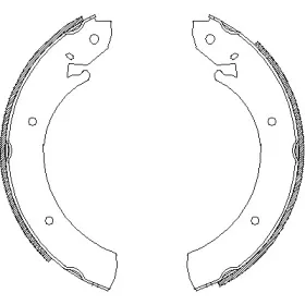 Комплект тормозных колодок WOKING купить