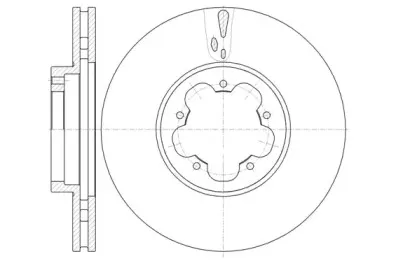 Тормозной диск WOKING купить