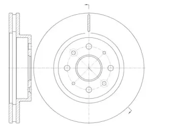 Тормозной диск WOKING купить