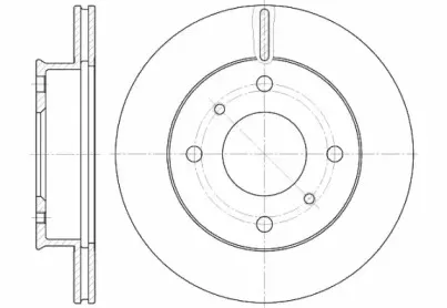 Тормозной диск WOKING купить