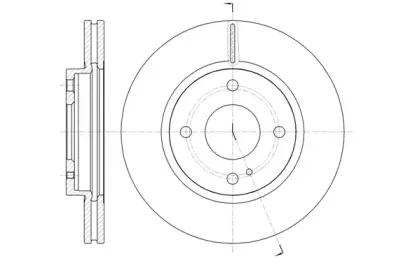 Тормозной диск WOKING купить