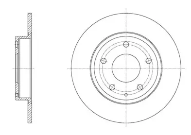 Тормозной диск WOKING купить