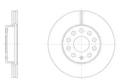 Тормозной диск WOKING купить
