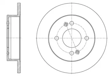 Тормозной диск WOKING купить