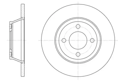 Тормозной диск WOKING купить
