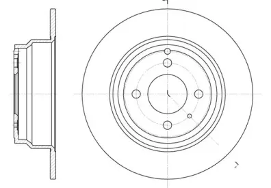 Тормозной диск WOKING купить