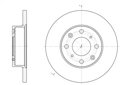 Тормозной диск WOKING купить
