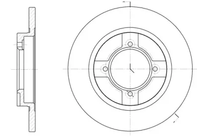 Тормозной диск WOKING купить