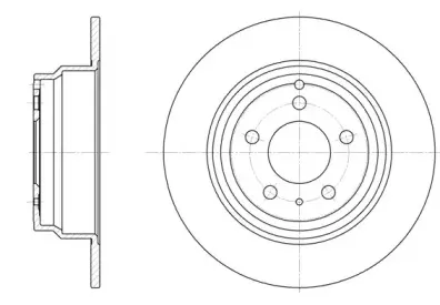 Тормозной диск WOKING купить