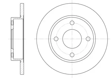 Тормозной диск WOKING купить