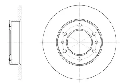 Тормозной диск WOKING купить