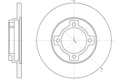 Тормозной диск WOKING купить