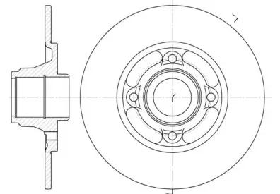 Тормозной диск WOKING купить