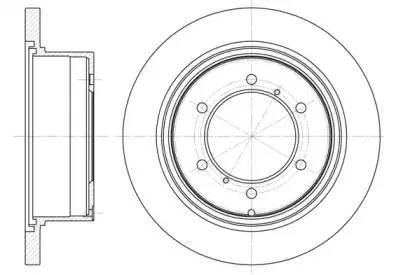 Тормозной диск WOKING купить