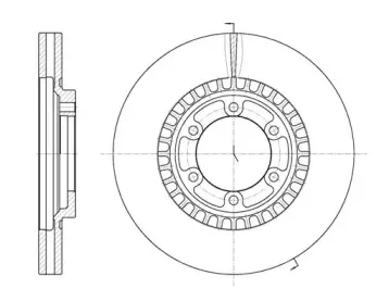 Тормозной диск WOKING купить