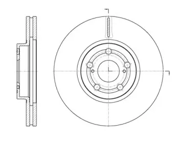 Тормозной диск WOKING купить