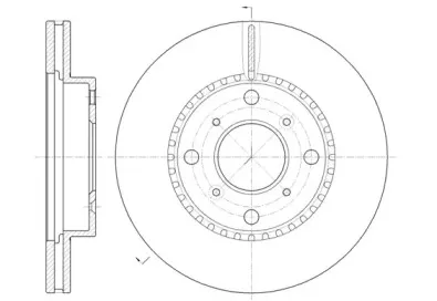 Тормозной диск WOKING купить