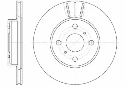 Тормозной диск WOKING купить